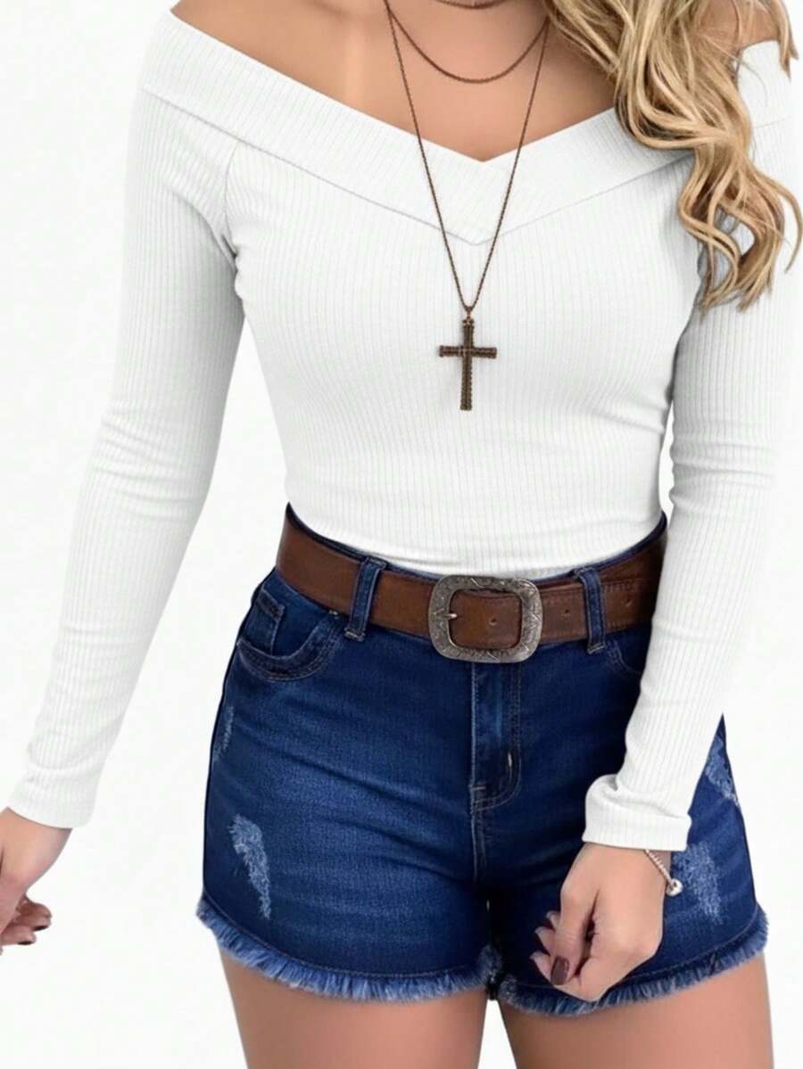 Women Bodysuits - trắng - Xem 1