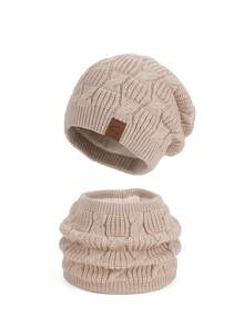 Women's 3 PiecesHat, Scarf And Gloves Set / 2-Piece Hat And Scarf Set / Single Women's Knitted Beanie Hat With Ear Warmer, Autumn/Winter Valentines Gift - 9983-3 - View 14