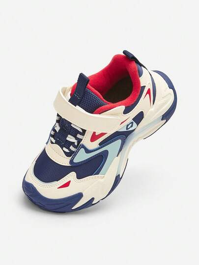 Balabala Kids Unisex Chunky Sneakers, 2025 Spring Autumn Outdoor Non-Slip