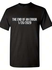Sarcastic Humor Graphic Tee The End Of An Error 1202029,This Fun Printed Casual T-Shirt Is The Perfect Gift For Valentine's Day/Christmas - 款式29 - 查看 1