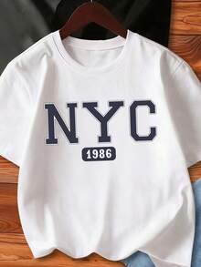 3pcs Young Boy Letter Print Short Sleeve T-Shirt Set - Multicolor - View 5