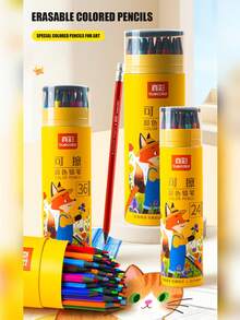 Este estuche portátil de lápices de colores borrables en un cubo es adecuado para dibujar, escribir, colorear y garabatear. Es un bolígrafo de dibujo artístico especial para estudiantes y es ideal para dibujar, garabatear, creación artística, colorear, etc.