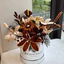 100/200/300 Pcs Pipe Cleaner Mocha Mousse Color, Pipe Cleaners, Pipe Cleaners Craft Supplies, Chenille Stems For DIY Arts Crafts Project, Pipe Cleaner For Craft Foldable Chenille Rod Pipe Cleaner, Craft Pipe Cleaner For DIY Craft And Cleaning, Chenille Stems Creative Craft Pipe Cleaners Flowers For DIY Craft Bouquets ﻿ ﻿ ﻿ ﻿ - Mocha Mousse - View 11