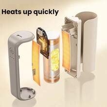 2 Packs Rechargeable Hand Warmers - Magnetic Closure , Ideal For Outdoor Activities & Camping,Gift, Present, Celebration