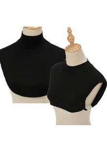 2 sztuki damskiego golfu w jednolitym kolorze, narzutka na ramię, intymny panel, bolerko dla kobiet, swobodny, uniwersalny styl, dostępne w wielu kolorach, do noszenia na co dzień, na sukienkę lub jako dekoracja świąteczna - 2 SZT. wielokolorowe - Zobacz 21