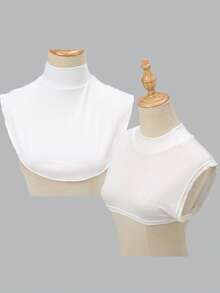 2 sztuki damskiego golfu w jednolitym kolorze, narzutka na ramię, intymny panel, bolerko dla kobiet, swobodny, uniwersalny styl, dostępne w wielu kolorach, do noszenia na co dzień, na sukienkę lub jako dekoracja świąteczna - 2 SZT. wielokolorowe - Zobacz 20