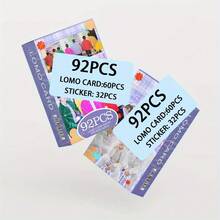 Tarjetas fotográficas de doble cara de grupos B-T de KPOP - (Incluye 60 tarjetas fotográficas, 32 pegatinas). Se pueden usar para decorar tarjetas de colección, sellos, el mejor regalo para los fans.