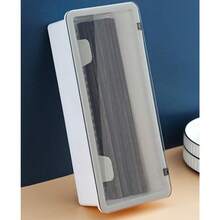 TFKI White Flatware Tray Kitchen Drawer Organizer With Lid And Drainer - Plastic Kitchen Cutlery Tray And Utensil Storage Container With Cover - 11.0 Inch Silverware Holder Drawer Organizer - 白色 - 查看 5