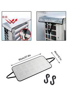 Capa para Ar-Condicionado à Prova de Intempéries - Proteção contra Sol, Chuva e Neve, Proteção UV, À Prova de Poeira, Adequada para Pátio, Capa para Unidade Externa, Almofada de Isolamento Térmico para Unidade Externa de Ar-Condicionado, Fácil Instalação, Serve para Unidades de Ar-Condicionado Central