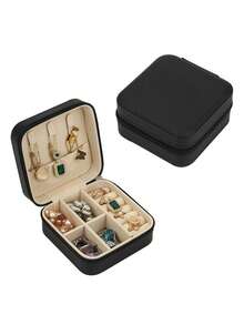 1 Stück Individuell A-Z Blumen Buchstaben Muster Schmuckkasten Ring Aufbewahrungsbox Halskette Aufbewahrungsbox Geschenke für Mädchen Brautjungferngeschenke Muttertagsgeschenk Ideales Geschenk Weißer Schmuckkasten Rosa Schmuckkasten für Ringe, Anhänger, Ohrringe, Halsketten usw. - Geschenkboxen für Mädchen und Frauen, Sonne Reise Coole Rückkehr zur Schule