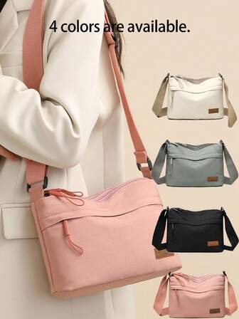 세련되고 캐주얼한 크로스바디 백, 여성용 방수 숄더백 메신저 백 캐주얼 지갑 핸드백, 휴대용 가방, 가볍고, 외출에 적합, 숄더백/크로스바디 백. 클래식 지퍼로 부드럽고 쉽게 열고 닫을 수 있습니다. 포켓 수로 필요한 물건을 쉽게 구획화할 수 있습니다. 여행, 쇼핑 및 일상 사용에 이상적입니다.