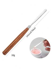 3 Piecesmetal Foundation Mixing Palette Set With Spatula, Durable And Easy-To-Clean Palette, Versatile Cosmetic Tool Kit For Mixing Foundation, Lipstick, Eyeshadow, And Nail Polish - Multicolor - View 4