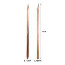 13pcs Interchangeable Circular Knitting Needle Set, 3.0mm-10mm Champagne Aluminum Alloy Knitting Needles, Suitable For Beginners, DIY Crafts, Weaving Accessories And Supplies - Multicolor - View 10