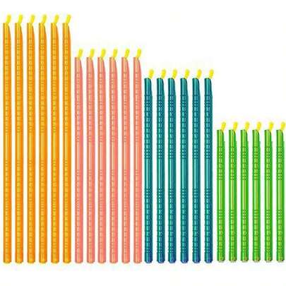 24个装食品袋封口夹 可重复使用封口棒