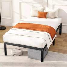 Base De Cama Individual Metal Camas Individuales Baratas - Negro - Ver 8