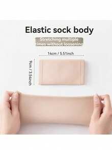 1/2/4 Pairs Ankle Compression Socks, Breathable Polyester Foot Sleeve For Running, Cycling, And Fitness, Gel Achilles Tendon Guard, Unisex Daily Foot Care Solutions Anklet Gym Gym Accessories - Multicolor - View 2