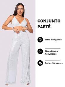 Women Two-piece Outfits - 白色 - 查看 7