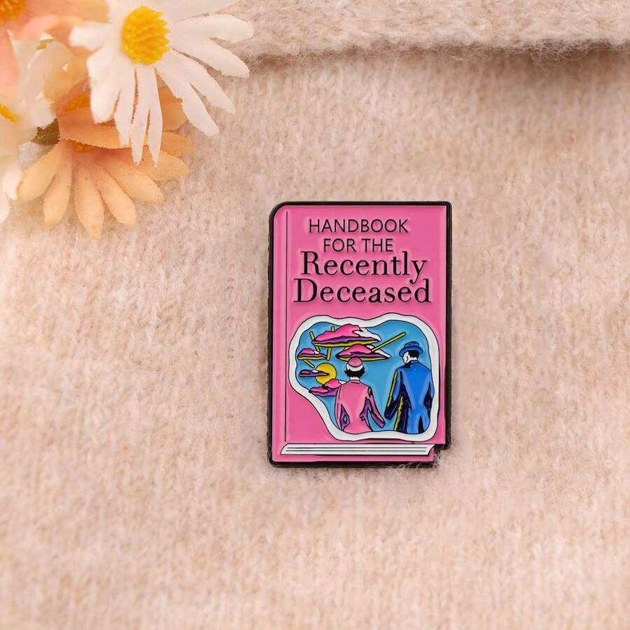 一套趣味珐琅胸针、翻领别针、徽章、背包别针、女士胸针、服装礼品、珠宝、时尚配饰 - 彩色 - 查看 1