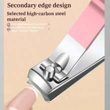 Manicure Set, Women's Grooming Set, Pedicure Set, Nail Clippers, Professional Grooming Set, Manicure Tool Gift Set With Travel Storage Box, Suitable For Men And Women, Can Be Gifted To Friends Or Parents - Hồng - Xem 3