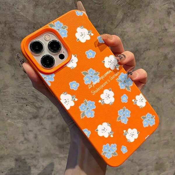TPU-Handyhülle mit Blumenmuster, geeignet für iPhone 16 Pro Max, 15 Pro, 14 Plus, 13, 12, 11, X, XS. Diese elegante, moderne Hülle besteht aus einem weichen Material, das umfassenden Schutz vor Sturzschäden bietet. Eine ideale Wahl für iPhone-Nutzer.