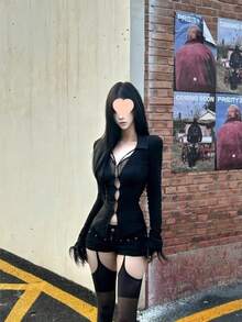 Women Tops - Black - View 1