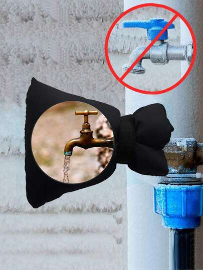 Faucet Anti-Freeze Cover, Faucet Anti-Freeze Bag, Outdoor Faucet Covers, Durable Faucet Anti-Freezing Insulation Cover, Outdoor Anti-Icing & Dustproof Sleeve, Winter Anti-Freezing & Insulation Artifact, Anti-Freezing Insulated Fabric Tap Sock For Winter