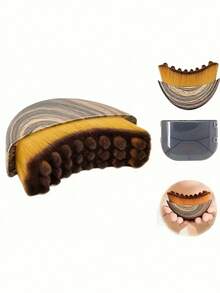 1/2pcs Lymphatic Contouring Face & Body Brush, Facial Lymphatic Drainage Massage Tool, Dry Brushing Face Brush, Chin Contouring Shaper - Multicolor - View 3