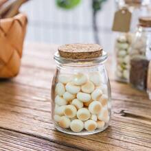 Brajttt Mini Yogurt Jars 30 Pack 7 Oz Glass Favor Jars With Cork Lids Pudding Containers With Lids Mason Jar Wedding Favors Honey Pot With Label Tags And String - 30pack - View 5