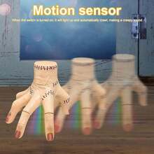 Nuovi regali di Natale per Halloween, mano che striscia, dolcetto o scherzetto elettrico, festa della palma di Halloween, parodia della mano rotta, regali di Natale, regali di Natale divertenti e originali, adatti per la famiglia e gli amici.