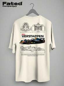 Blueprint T-Shirt - Fated Car 100% Cotton - Rượu sâm banh - Xem 2