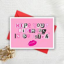 1 Pc Funny Birthday Card For Best Friend With Pop Culture Design Humorous Greeting Card For Her Perfect For Birthday Card Gift Card Greeting Card Thank You Card Christmas Card Wedding Party Graduation Party Any Occasion With Envelope - 彩色 - 查看 2