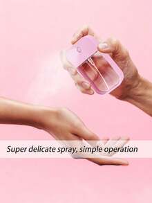 卡片式喷雾瓶香水喷雾器（45毫升），粉色和蓝色便携式卡片可灌装空瓶，适合旅行 | 可灌装乳液、空气清新剂、酒精、洗手液、香水瓶，适用于香水、洗手液和化妆品，包含保护壳，旅行必备，适合旅行、上学、度假露营、假日用品、旅行配件、女士迷你香水、男士香水、沙滩瓶。 - 彩色 - 查看 3