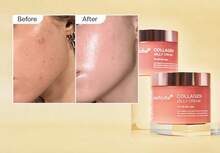 Crème visage gelée au collagène Medicube 110 ml, crème au collagène qui apporte luminosité et élasticité, vitamine B3 niacinamide, soin coréen, nouveauté K-Beauty - Rose bonbon - Voir 2