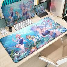 HD Printing Game Strinova Mouse Pad Rubber Anti-Slip Mat Keyboard Mousepad Locked Edge XXL 900x400mm Desk Mat Gaming Accessories - A15 - View 1