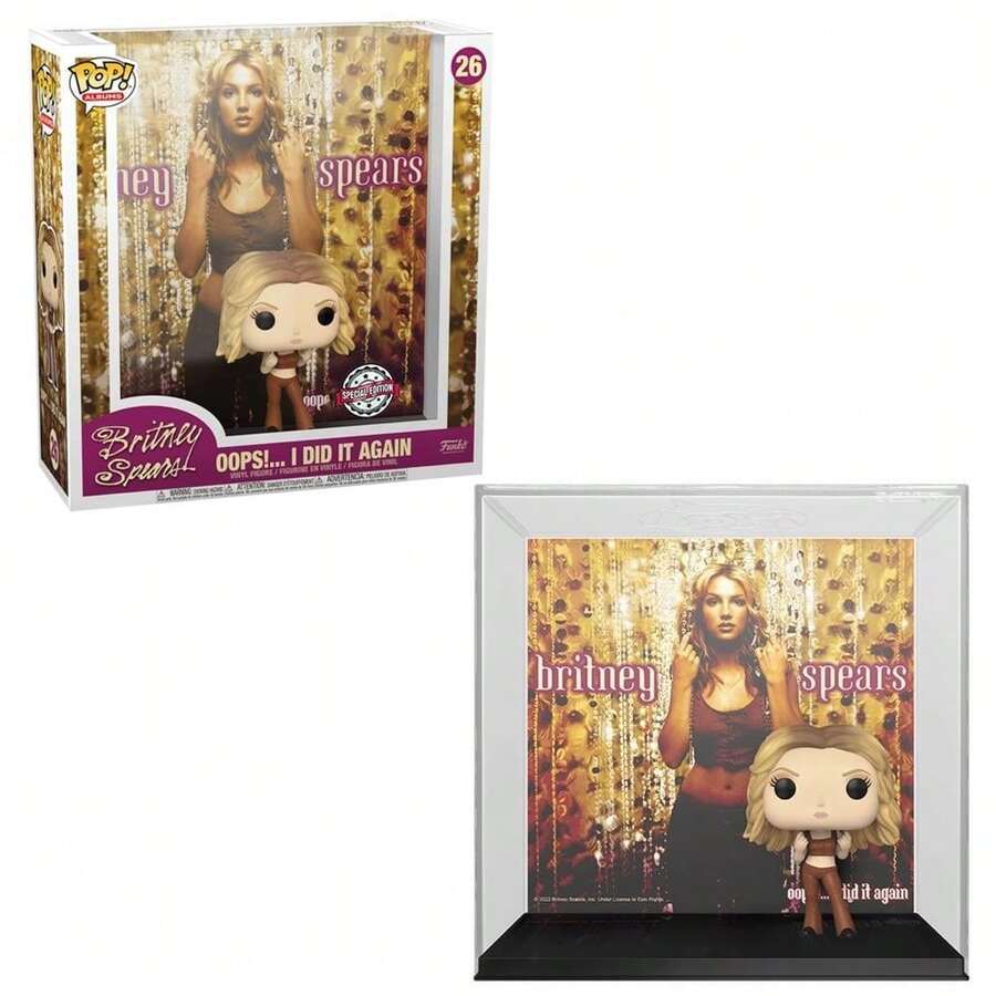 FunkoPop Figure! Album Cover BritneySpears Oops!... I Did It Again! - 彩色 - 查看 1