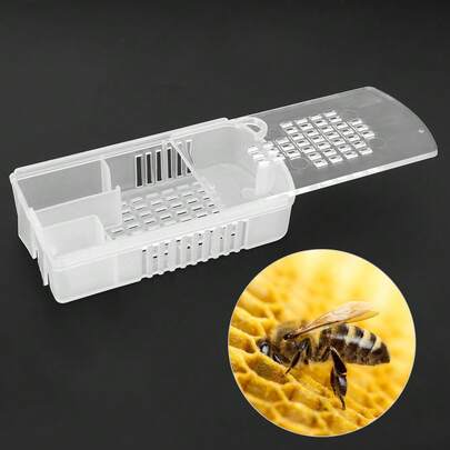 Kit De Envío De Insectos De 5 Piezas, Caja De Almacenamiento Para Abejas Reinas, Captura Y Cría De Insectos, Jaula Transparente Multiusos Para Insectos
