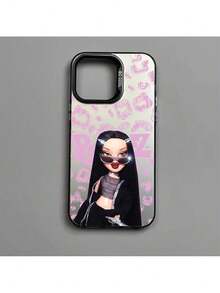 Fast EU Shipping (DE & ES)   Pink Bratzs Phone Case 16 15 14 13 12 11 Pro Max X XR XSMAX 8 12 Plus Shockproof Matte Back Cover - 透銀 - 查看 1
