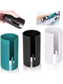 1pc Portable Cylindrical Paper Cutter, Gift Wrapping Scissors, Christmas Paper Trimmer,Christmas Decorations For Home - Green - View 2