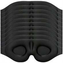 1 件 3D 睡眠面罩、眼镜轮廓夜间眼罩、办公室和学校午睡遮光眼罩、旅行用品、送给家人同事和朋友的礼物