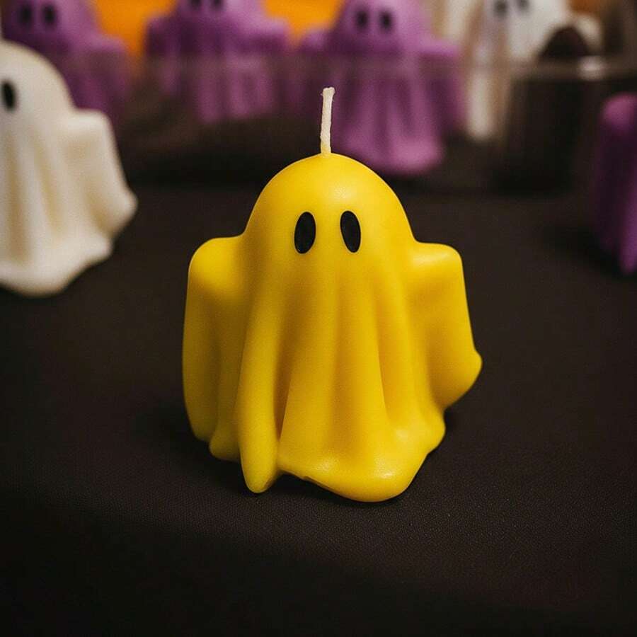 Vela aromática de fantasma variedad de colores y aromas - Amarillo - Ver 1