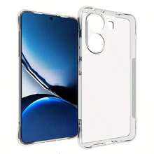 1pc Transparent Airbag Anti-Fall Phone Case, Oil-Proof, Scratch-Resistant, Easy To Clean, Friendly Appearance - Clear - View 6