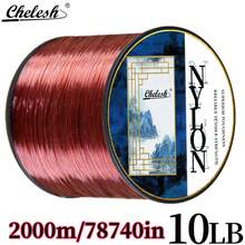 Chelesh 2000m Smooth Nylon Monofilament Fishing Line, -Resistant, Easy Casting, Anti-Aging, Multiple Colors & Strengths Available, Suitable For Carp Fishing, DIY Jewelry Beading - Multicolor - View 12