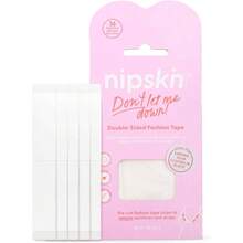 - Cinta Doble Cara Donu2019t Let Me Down: Fashion Tape - Cinta Adhesiva para Ropa y Piel, Antideslizante Adecuado para Vestidos - 36 Tiras Pre - Cortadas, Transparentes - inicial - Ver 2