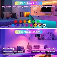 2PCS Rechargeable Light Bulbs Remote Control Battery Operated Light Bulb With Timer, Dimmable, 3 Color Temperatures - 2PACK-RGB - 查看 7