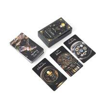 Lumicela Tarot Versión en inglés de exquisitas cartas de tarot, un impresionante juego de cartas adecuado para principiantes y apropiado para fiestas de Halloween, Navidad y Pascua