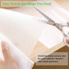 Non-Slip Draw Mat Shelf Liner Storage Pad Kitchen Cabinet Cupboard Drawer Mat - Clear - View 5