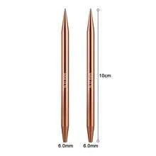 13pcs Interchangeable Circular Knitting Needle Set, 3.0mm-10mm Champagne Aluminum Alloy Knitting Needles, Suitable For Beginners, DIY Crafts, Weaving Accessories And Supplies - Multicolor - View 24