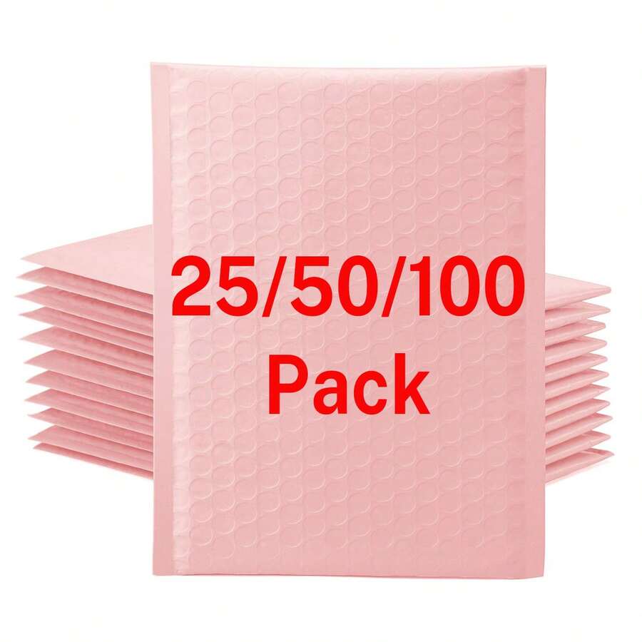 Enveloppes à bulles - 15,3 x 22,9 cm (rose) - Voir 1