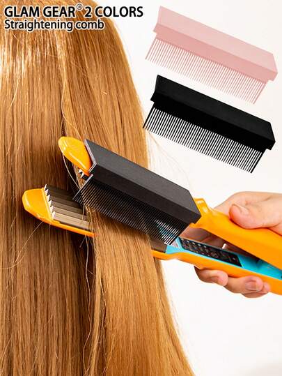 Hair Styling Straight Comb 1 Piece Carbon Fiber Comb, Heat-Resistant Comb, Straightening Comb, Hair Straightener, Dual-Use Straight And Curling Comb, Flat Iron Comb, Self-Adhesive Straight Comb, Household Carbon Fiber Straightening Brush, Protects Your Hair. Hair Brush, Comb, Hair Styling Tools, Hair Care Products And Accessories.,Hair Brush,Slick Back Brush,Styling Brush,Curly Hair Brush,Edge Brush,Hair Comb,Brush Hair,Hair Brush Set,Comb Hair,Comb For Curls,Detangling Brush,Hair Brush For Women,Hair,Travel,Hair Products,Hair Tools,Hair Stuff,Barber,Barber Accessories,Barbershop,Hairdressing Equipment