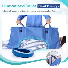 Prześcieradła ślizgowe Fanwer z wzmocnionymi uchwytami, 31,4*41,2 cala, wielofunkcyjne, do obracania i podnoszenia osób starszych i pacjentów - Wielokolorowe - Zobacz 2